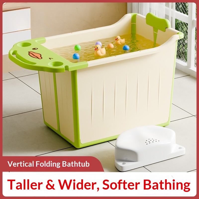 Baby Bath Tub Foldable - Foldable Collapsible Portable Baby Bath Tub