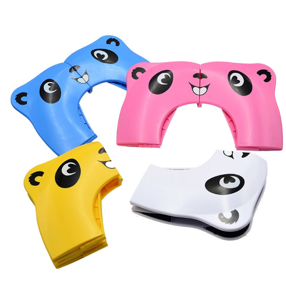 Toddler Potty Training Seat - Foldable Kids Toilet Trainer Ring Baby