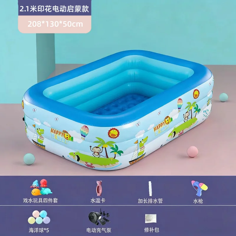 Large Inflatable Swimming Pool - Baby Bath Tub Foldable 评论和价格