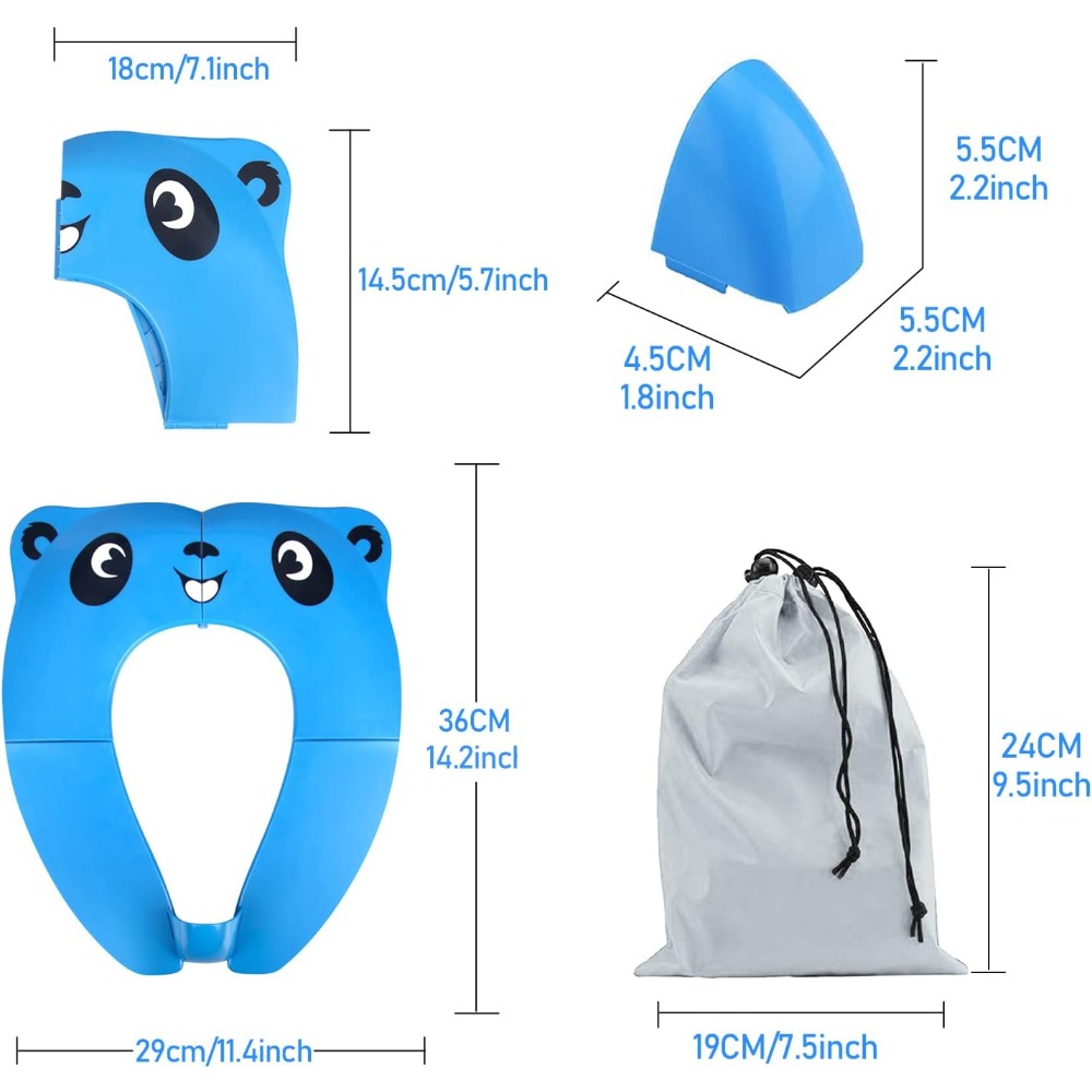 Portable Folding Non Slip Sili - Toddler Potty Training Seat 评论和价格