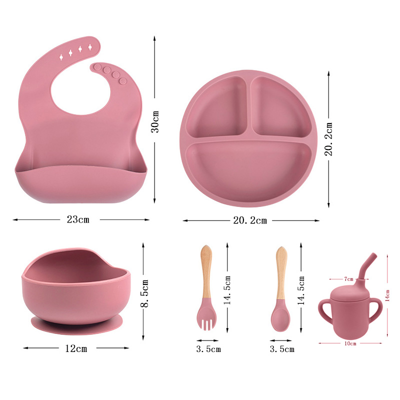 Children's silicone tableware  - Baby Products Kit 评论和价格