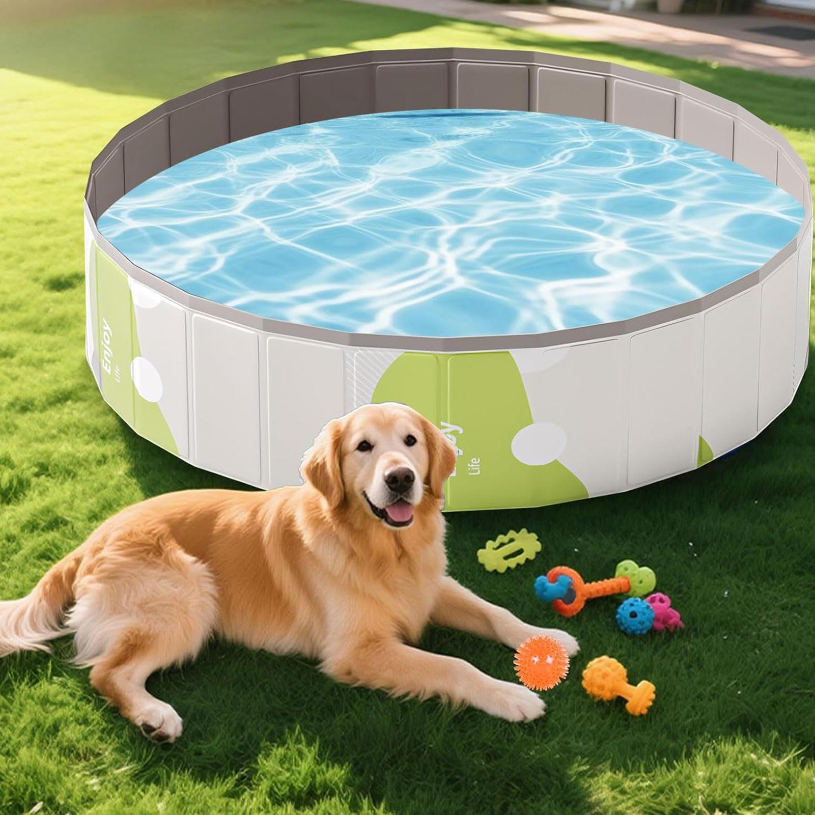 Foldable Kids Pool Wading Pool - Baby Bath Tub Foldable 评论和价格