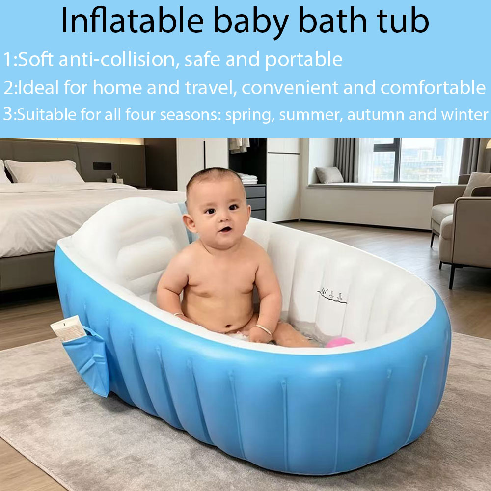 Inflatable Baby Bathtub with A - Baby Bath Tub Foldable 评论和价格