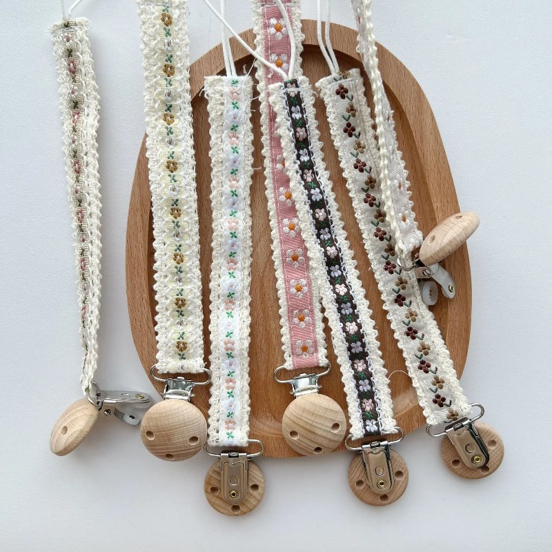 Lace Pacifier Clip Chain for N - Baby Products 1 Year 评论和价格