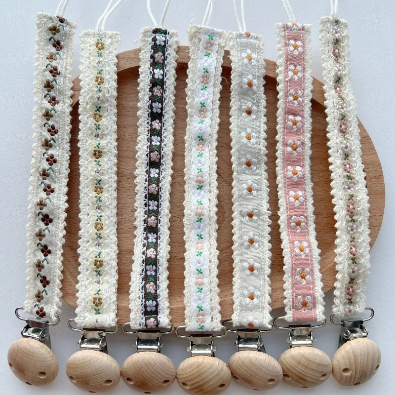 Lace Pacifier Clip Chain for N - Baby Products 1 Year 评论和价格