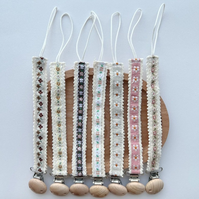 Lace Pacifier Clip Chain for N - Baby Products 1 Year 评论和价格